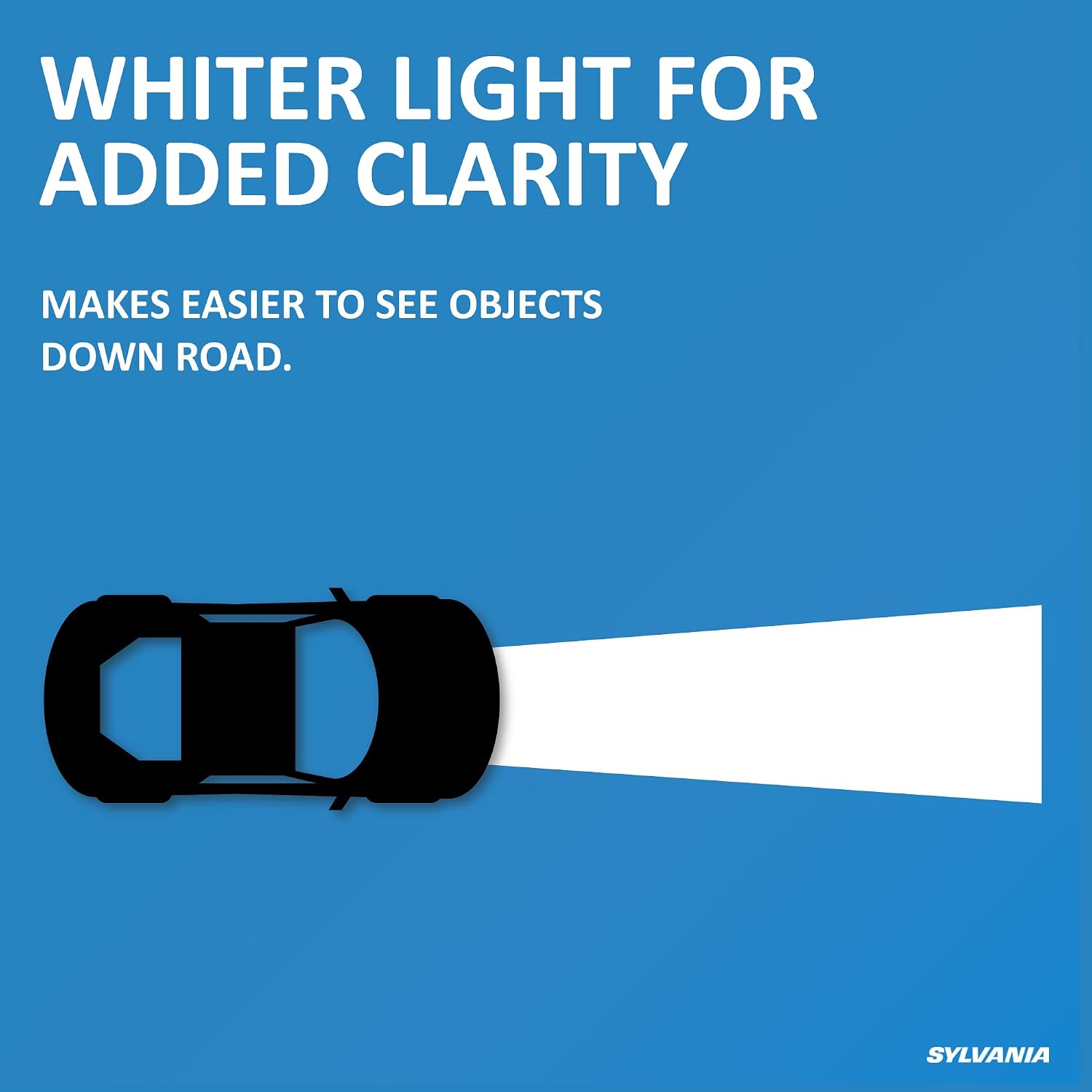 SYLVANIA - 9006XS SilverStar - High Performance Halogen Headlight Bulb, High Beam, Low Beam and Fog Replacement Bulb, Brighter Downroad with Whiter Light (Contains 2 Bulbs)