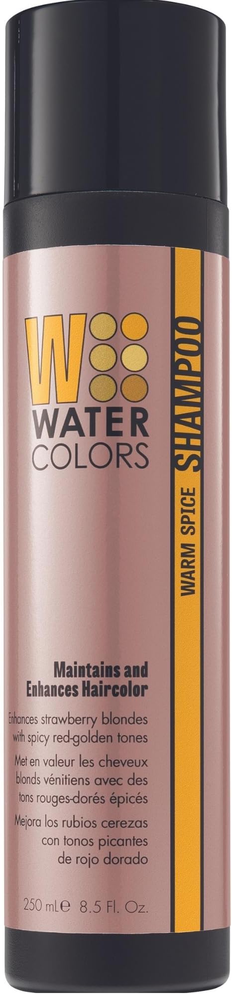 by Tressa 3-in-1 Color Depositing Shampoo, Semi Permanent Hair Color, Hair Dye Shampoo for Curly, Dry, and Normal Hair, 8 fl oz - WARM SPICE