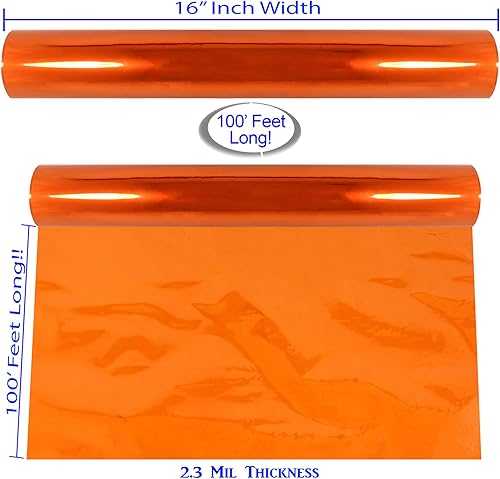 Miniatura 9 de AnapoliZ Rollo de celofán para envolver lavanda, 100 pies de largo x 16 pulgadas de ancho, lavanda transparente de 2.3 mil de grosor, para regalos,