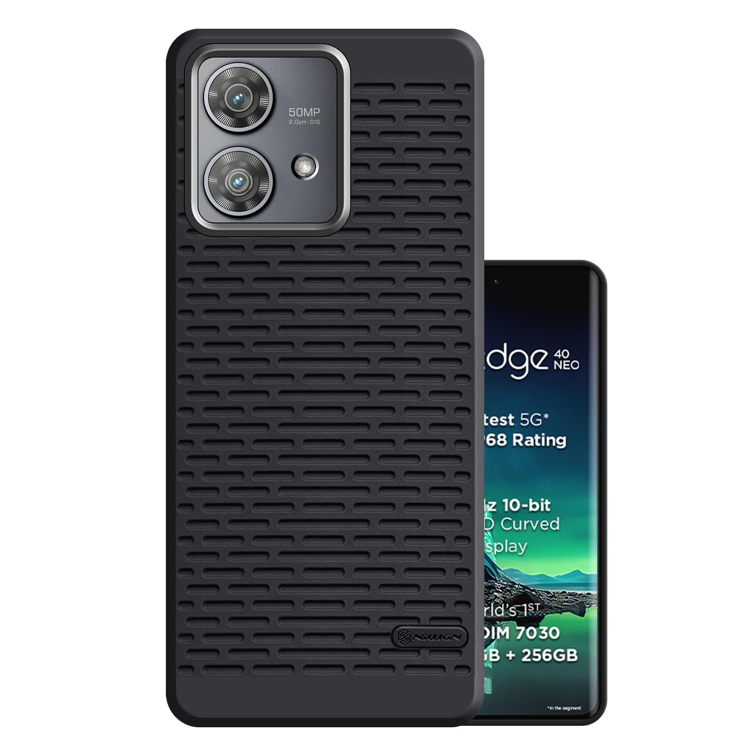 Hello Zone Motorola Moto Edge 40 Neo 5G Luxury Designer Back Case Cover with Mettalic Camera Ring Protection -Black (B0D8L9VJ3R) Amazon Price History, Amazon Price Tracker