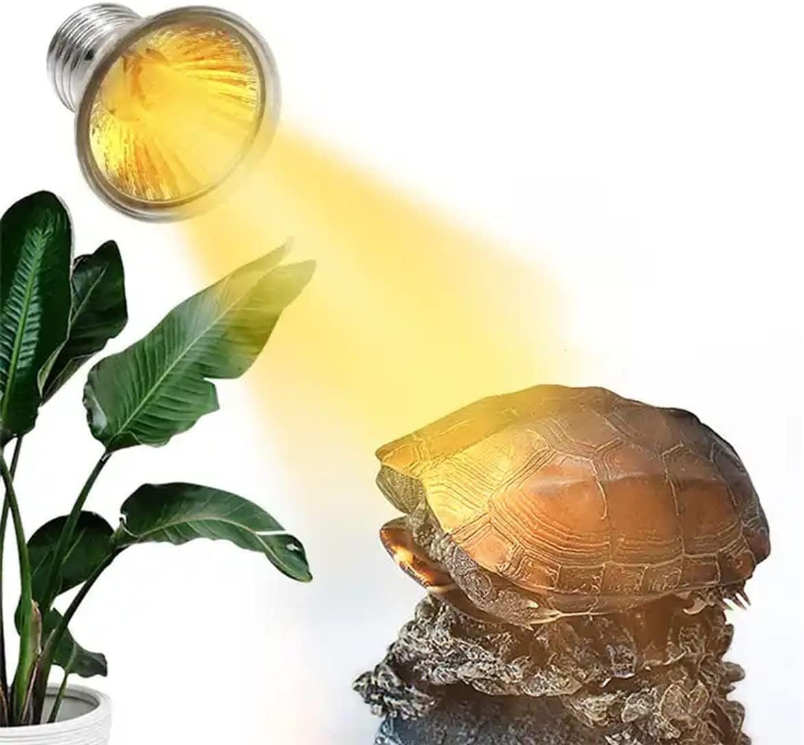 Bombillas para Reptiles UVA UVB, Calor y luz para Tanques de Reptiles y Anfibios, 60 W