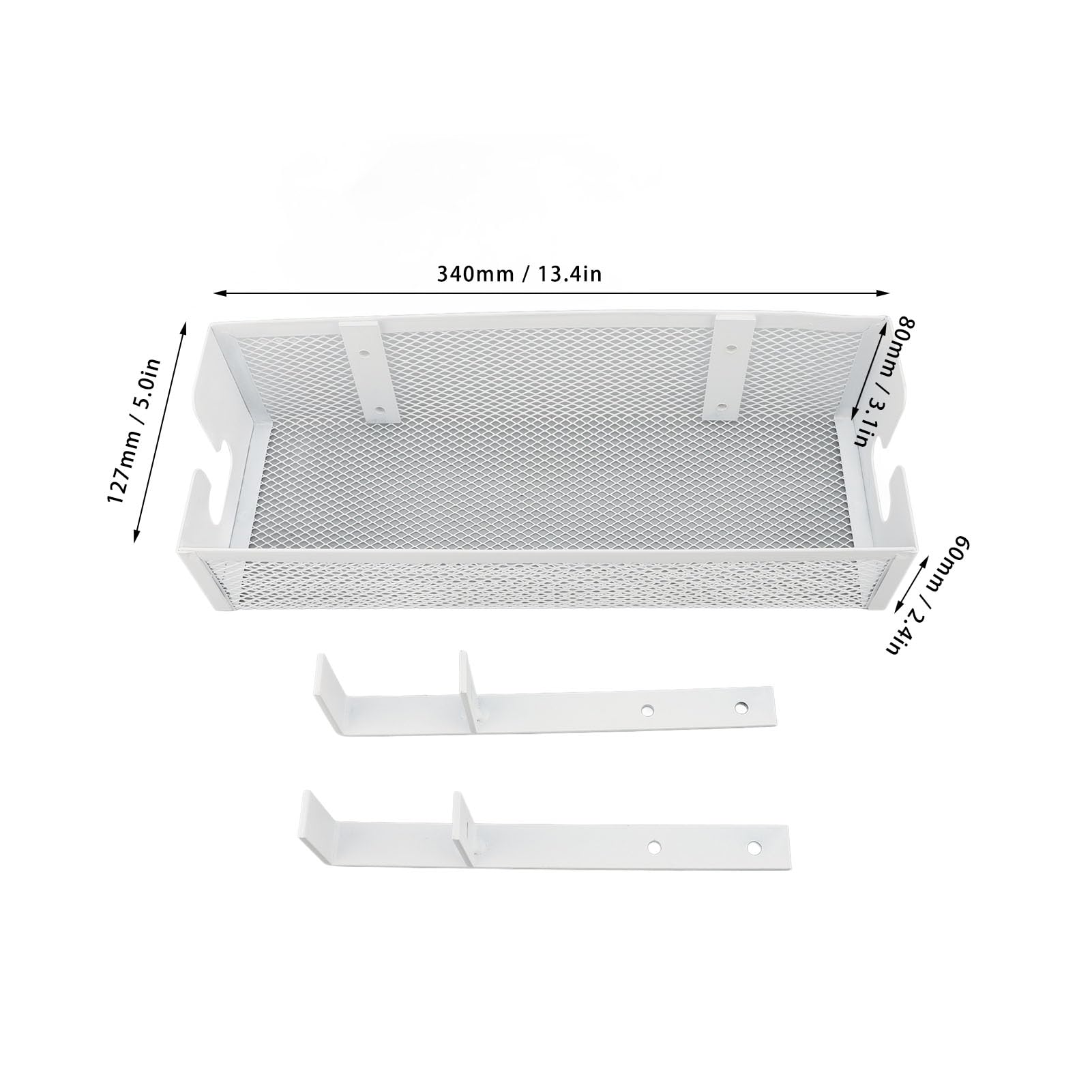 Bandeja de gestión de cables debajo del escritorio, conveniente para recoger y organizar cables, caja de gestión de cables para organizar cables, cables de alimentación