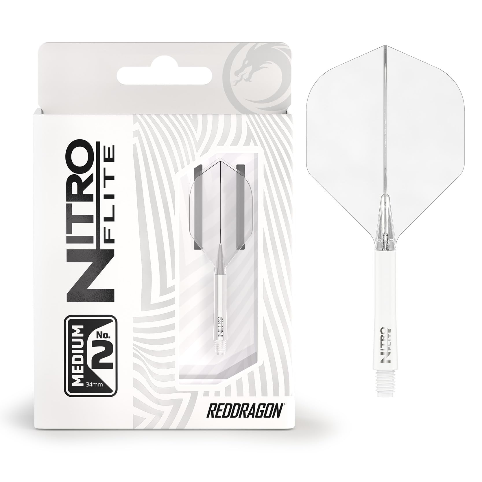 RED DRAGON Darts – Nitro Flite Integrada Sistema de Vuelo y Eje – No.2 Forma y diseño - Disponible en Niveles Corto, Intermedio y Medio - Variedad de Colores - Accesorios de Dardos Profesionales — view 23