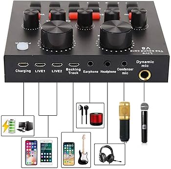 DTM・DAW YAMAHA AG03 BM-800 Amazon.com: Podcast Equipment Bundle, BM-800 Mic Kit with