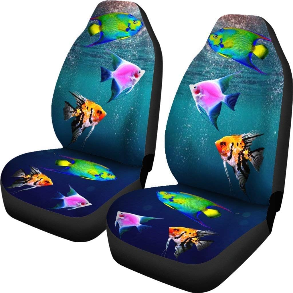 Angelfish Print Car Seat Covers