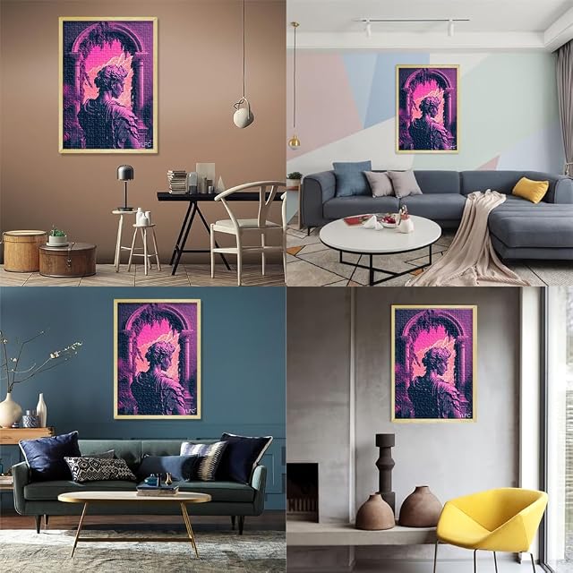Foto 4 de 4 de Rompecabezas para Adultos Regalos estética Vaporwave Rompecabezas de 1000 Piezas para Adultos Rompecabezas…