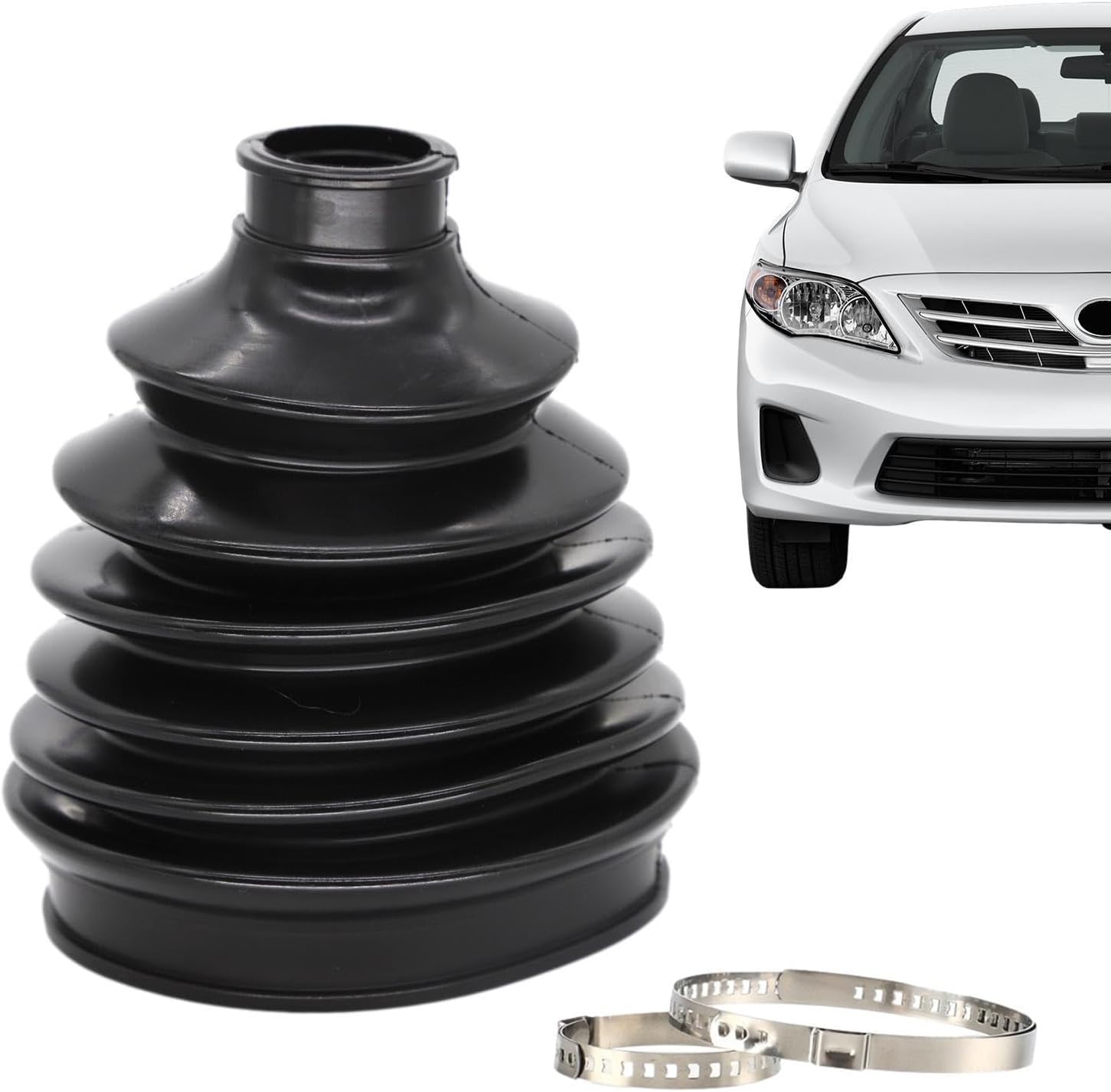 CV Joint Boot Kit, Split Axle Boot Set, Split CV Boot Kit Driveshaft Stretchy Outer Gaiters, CV Constant-velocity Dust Cover, Rear CV Axle Boot Kit Swing Axle Boot Kit For Vehicles