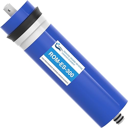 Filtro de membrana de ósmosis inversa 50 GPD RO de 12 x 1.8 pulgadas, repuesto para debajo del fregadero, sistema purificador de filtración de