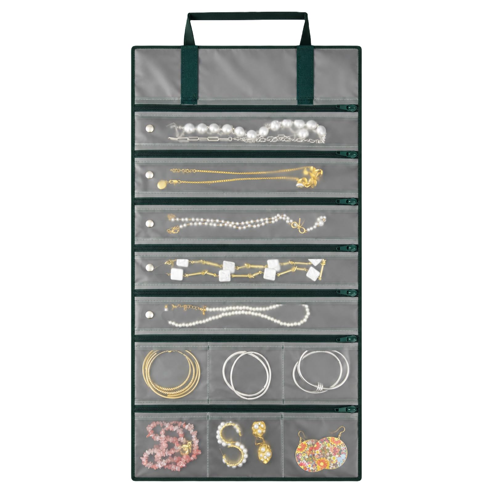 Estuche para pulseras y aretes que evita enredos en el equipaje