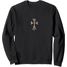 The Silver Cross Ever Gold Pave Diamond Sweatshirt