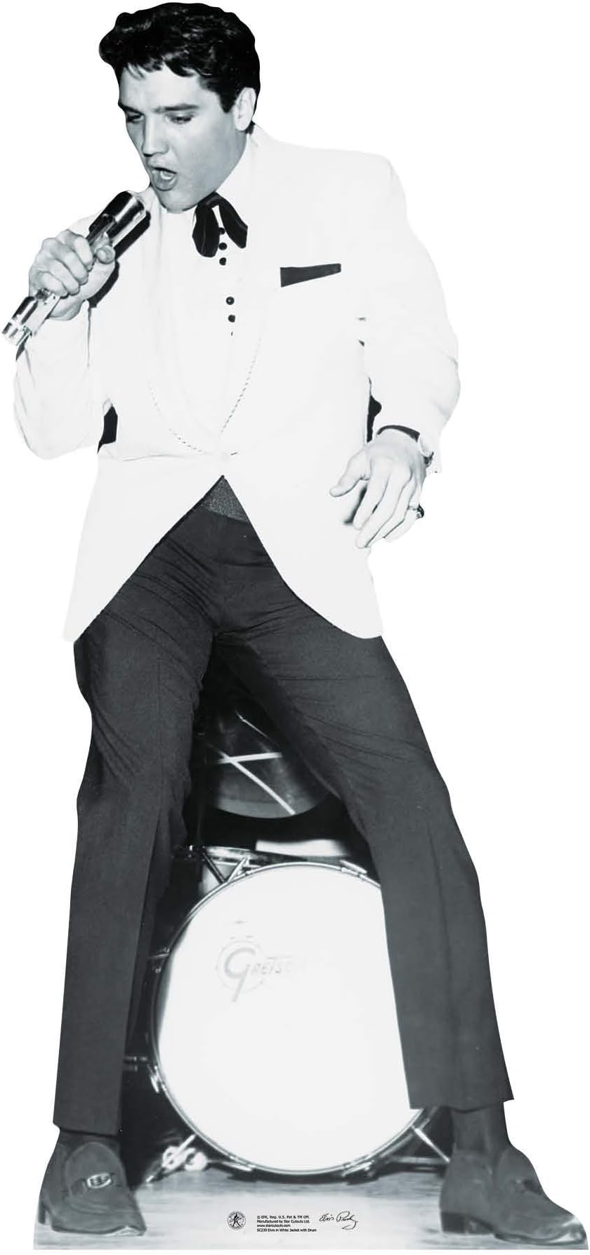 Elvis Presley Pappaufsteller - Star Cutouts Partydekoration Tischplatte