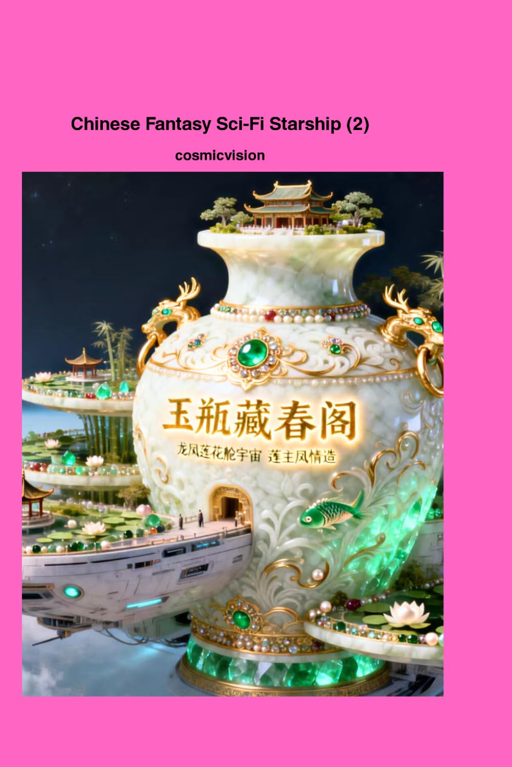 Chinese Fantasy Sci-Fi Starship (2)