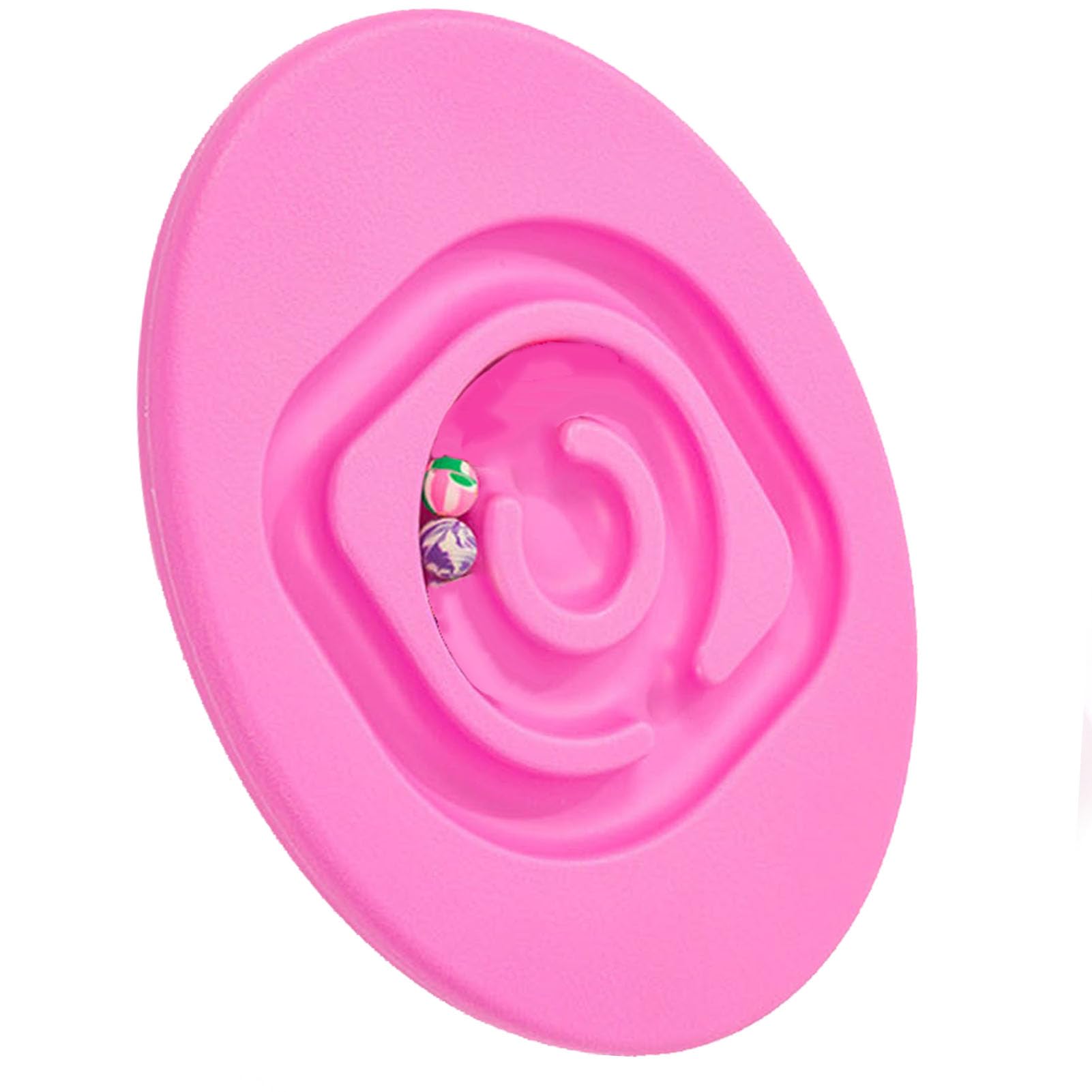 Tnfeeon Snail Maze Balance Board, Motor Skills Enhancement Promotes Hand-Eye Coordination Learning 2.31 Pounds Indoor Activity Young Learners Aged 3 Plus Engaging Play Experience (Pink)