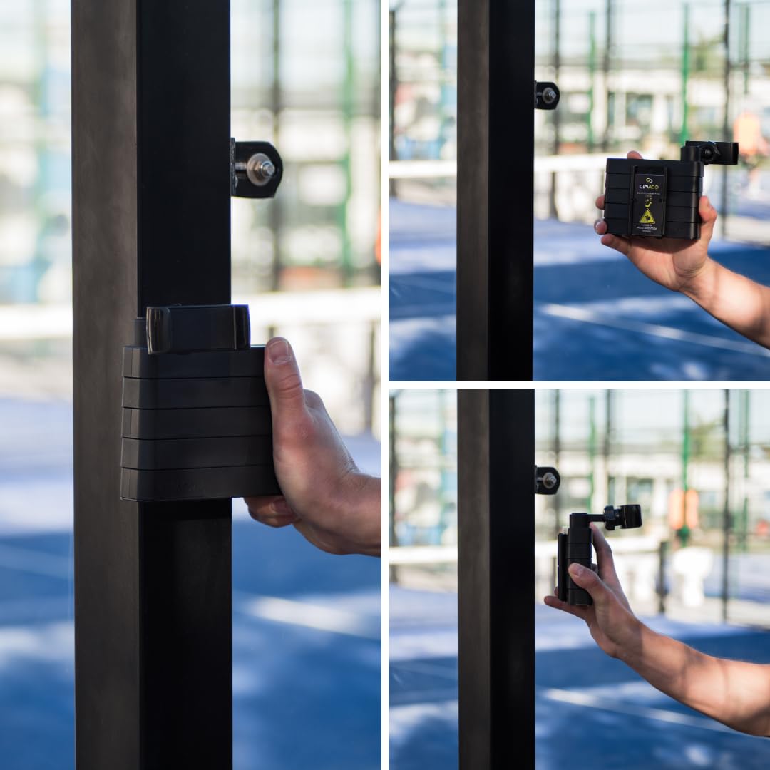 Gimadd Handyhalterung für Padel, Gym, Crossfit, Calisthenics, Basis mit Neodym-Magnet, einzigartiges Design, Stativ für Handy, kompatibel mit iPhone, Samsung, Xiaomi, Huawei usw.