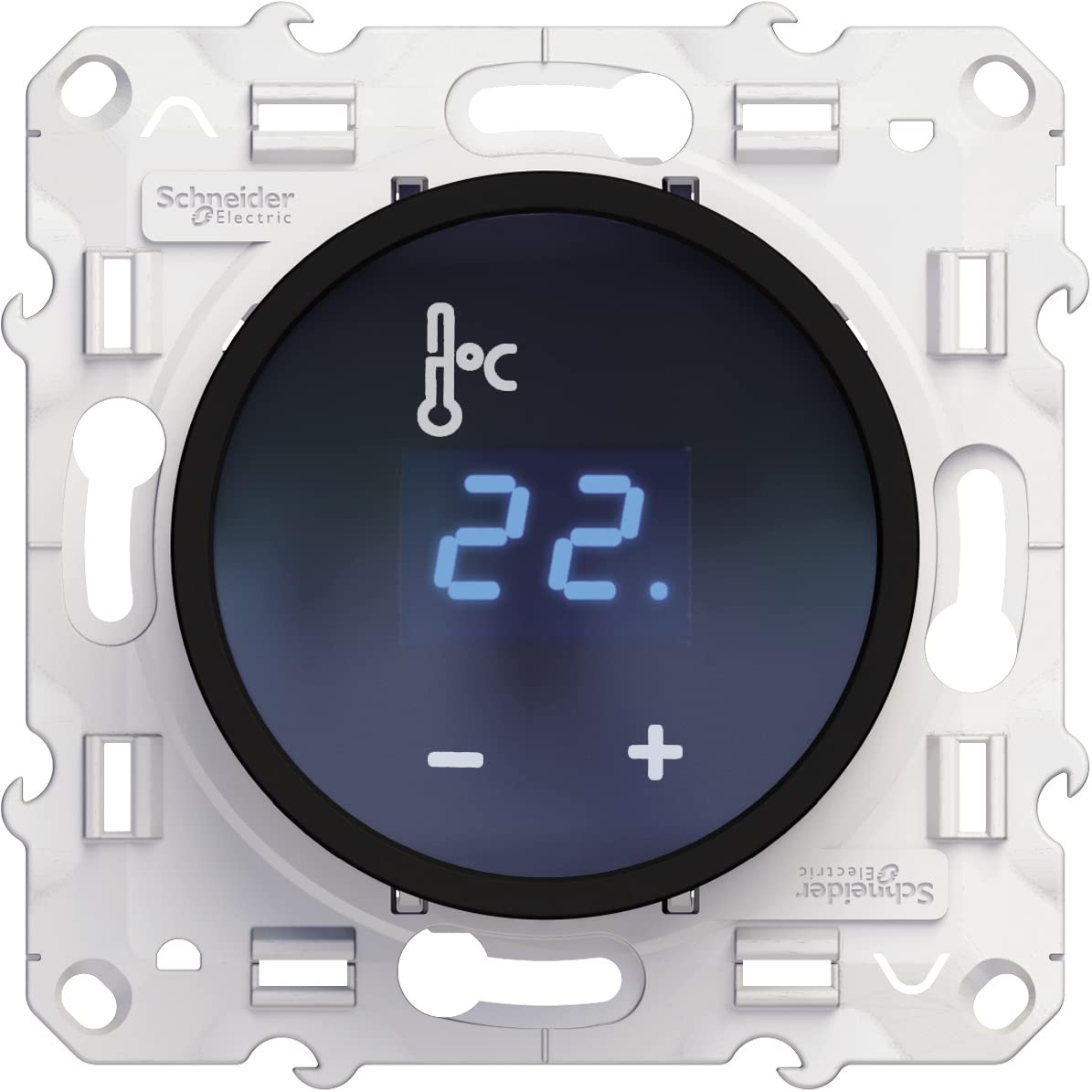 Schneider ELEC ppm – PMO 30 30 – termostat z ekranem dotykowym czarny