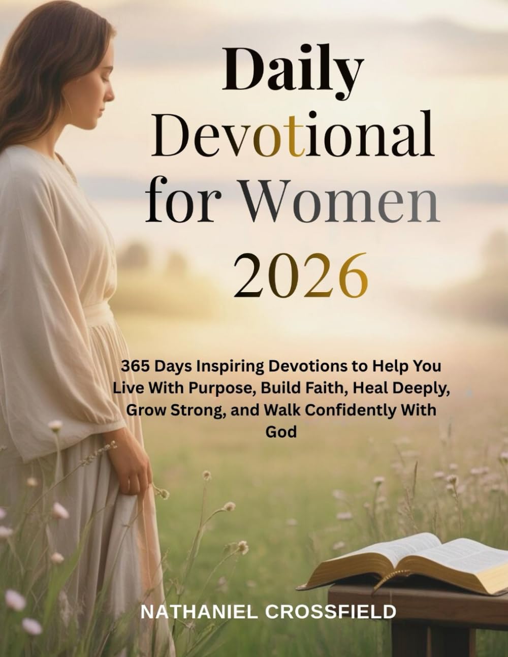 DAILY DEVOTIONAL FOR WOMEN 2026: 365 Days Inspiring Devotions to Help You Live With Purpose, Build Faith, Heal Deeply, Grow Strong, and Walk Confidently With God (FAITH FOR EVERYDAY LIVING)