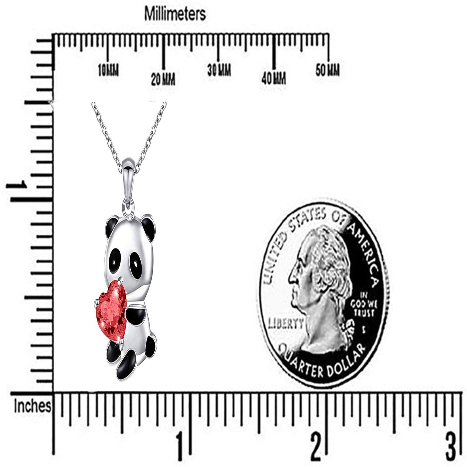 Collana Nanan Pendente Orso Diamanti Rosa NGIO0018