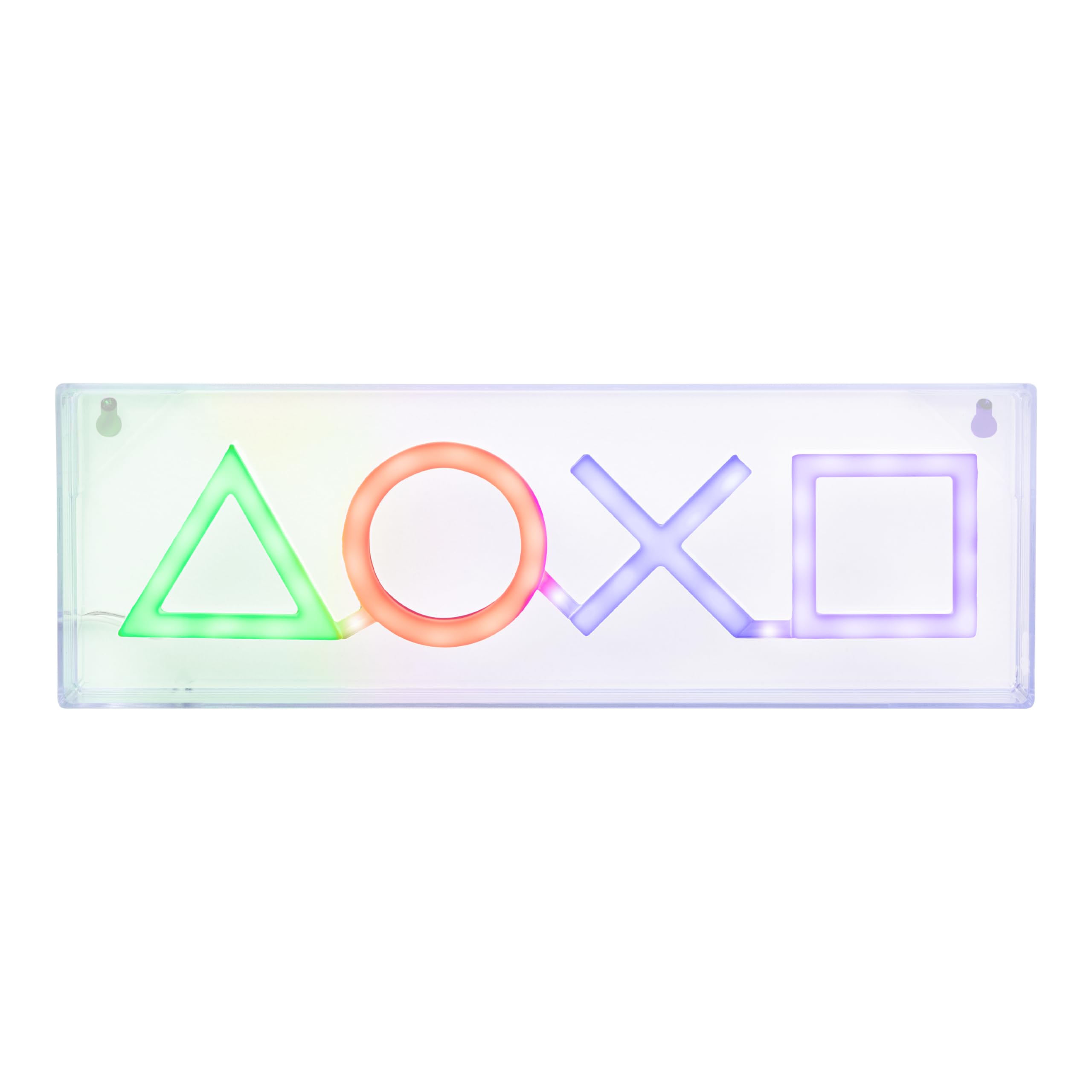 Paladone Lumière LED icônes PlayStation - Officiellement licencié, Panneau lumineux à poser ou fixer au mur, Accessoire de décor pour gamers