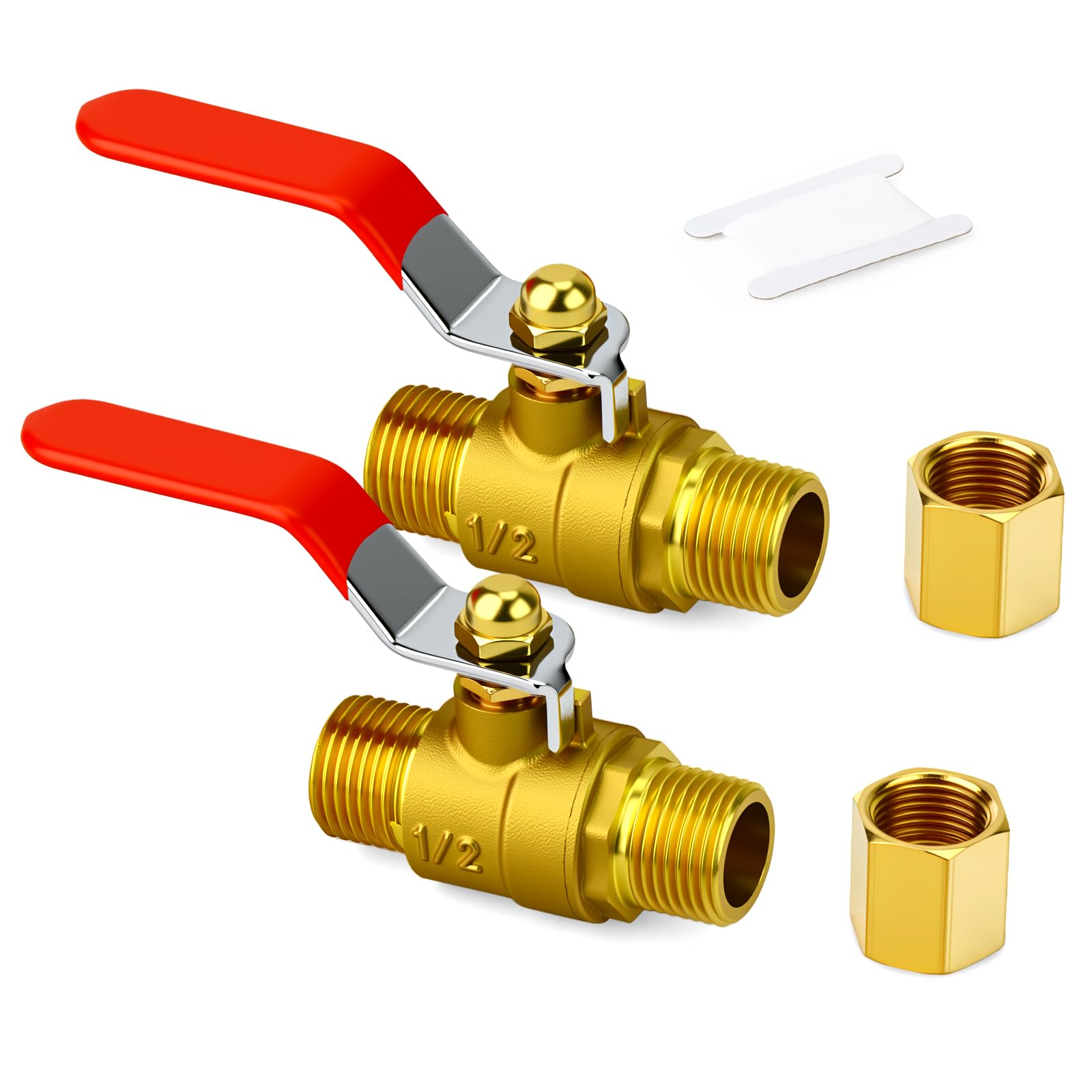 Raccordement arrosage jardin et plomberie maison avec le kit vanne 1/2 BSP GASHER