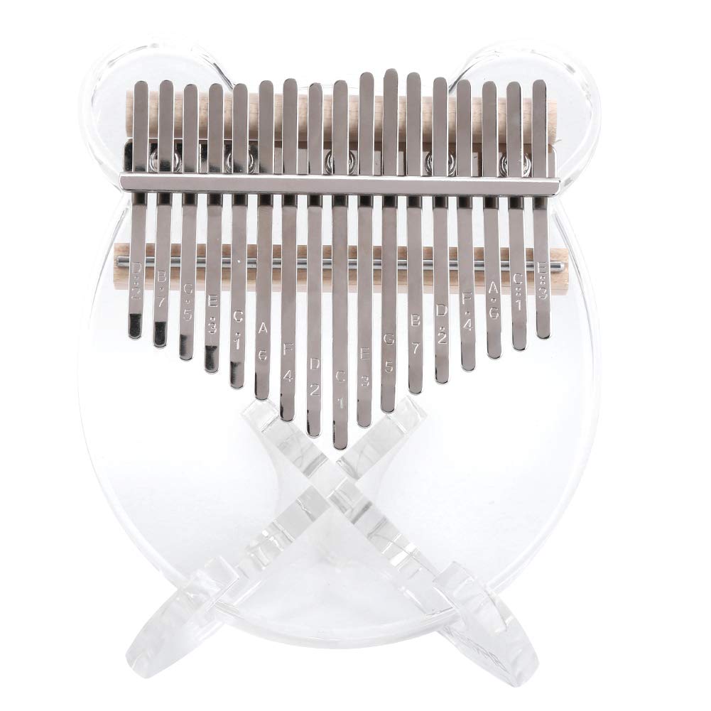 RiToEasysports Kalimba-Ständerhalter, Rutschfester Abnehmbarer Kalimba-Ständer Kalimba-Instrumentenzubehör(Transparent) Performance-Zubehör
