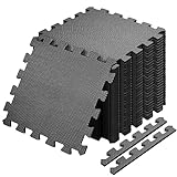 Foam Floor Tiles, 12' x 12' x 0.4', 20 sq. ft