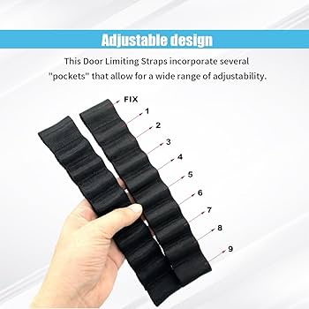 確認用　ストラップ Amazon | JOYCOURT 車用調節可能なドアチェックストラップ 2個