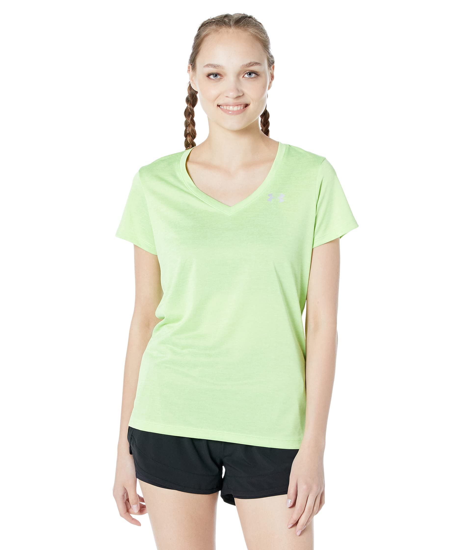 Under Armour Women's Threadborne Train Twist V-Neck Top