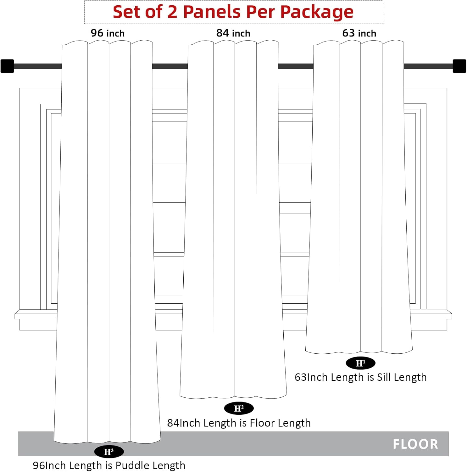 OYX Pink Boho Farmhouse Floral Curtains 84 Inch Long 2 Panels For Living Room, Flower Girl Bedroom Light Filtering Drapes, Vintage Country French Patterned Rod Pocket Aesthetic Decor Window Treatments