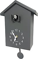 Vista 1 de WALPLUS Reloj moderno de cuco con pájaro que canta en la hora Coo Coo Coo Relojes para pared con péndulo de reloj de cuco de pájaro
