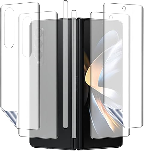 Miniatura 9 de (2 juegos de 8 piezas) Protector de pantalla diseñado para Samsung Galaxy Z Fold 4, 2 protectores de pantalla frontal mate y 2 protectores de
