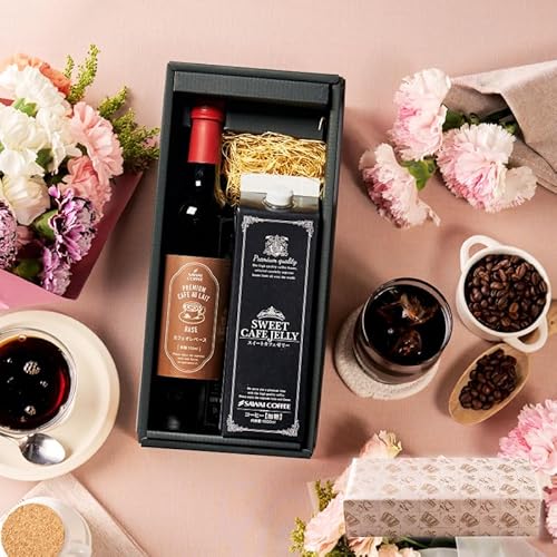 澤井珈琲 コーヒー 専門店 アイスコーヒー ギフト プレミアム アイスコーヒー コーヒーゼリー セット 【 カフェオレベース+コーヒーゼリー 】