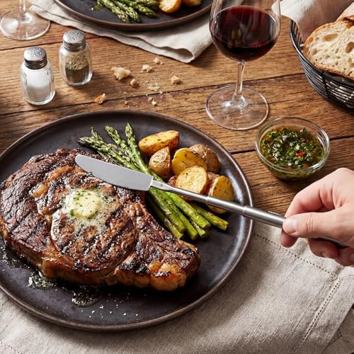 3 Stück Teleskopgabel Teleskoplöffel,Set Kann auf 63 cm Gedehnt Werden,BBQ Edelstahl Ausziehbare Gabel Löffel,Steakmesser,Robust und Langlebig Teleskop Gabel,für BBQ,Abendessen,Obst,Dessert