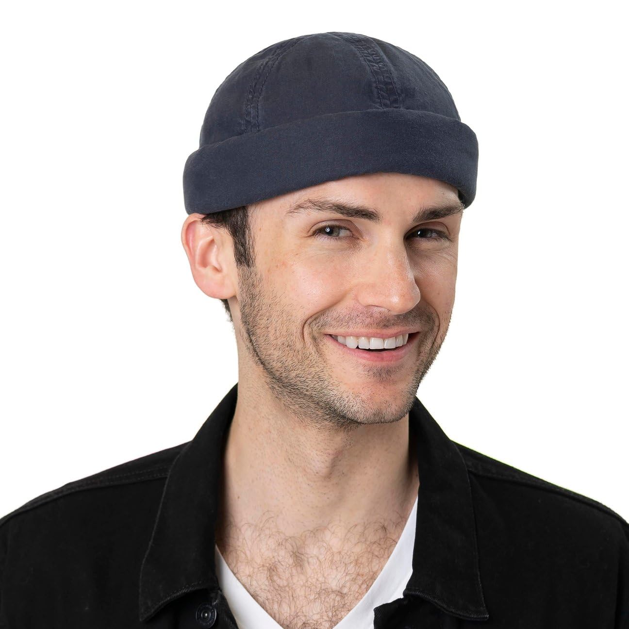 Stetson Delave Organic Cotton Dockermütze Herren Made in EU UV-Schutz 40+ Nachhaltig Einfarbig Frühling Sommer