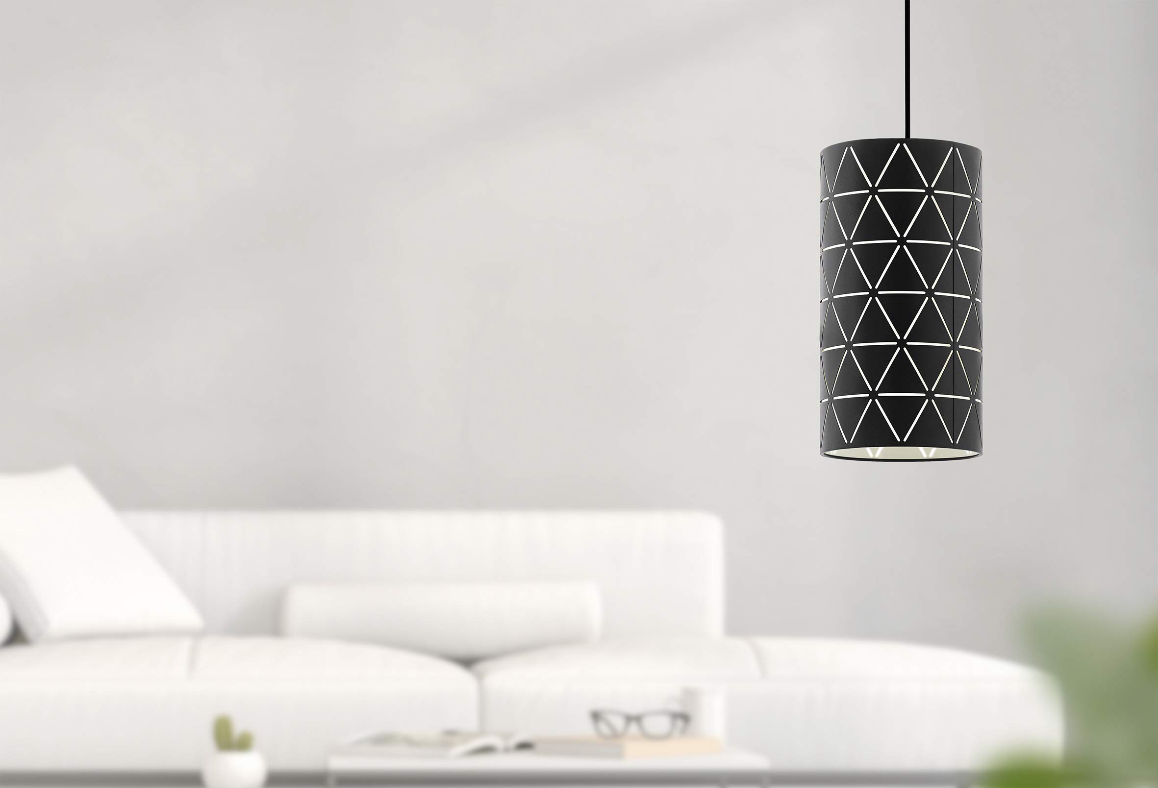 ビー Eglo Ramon 98352 Modern Pendant Light with E27 Socket, 16 cm