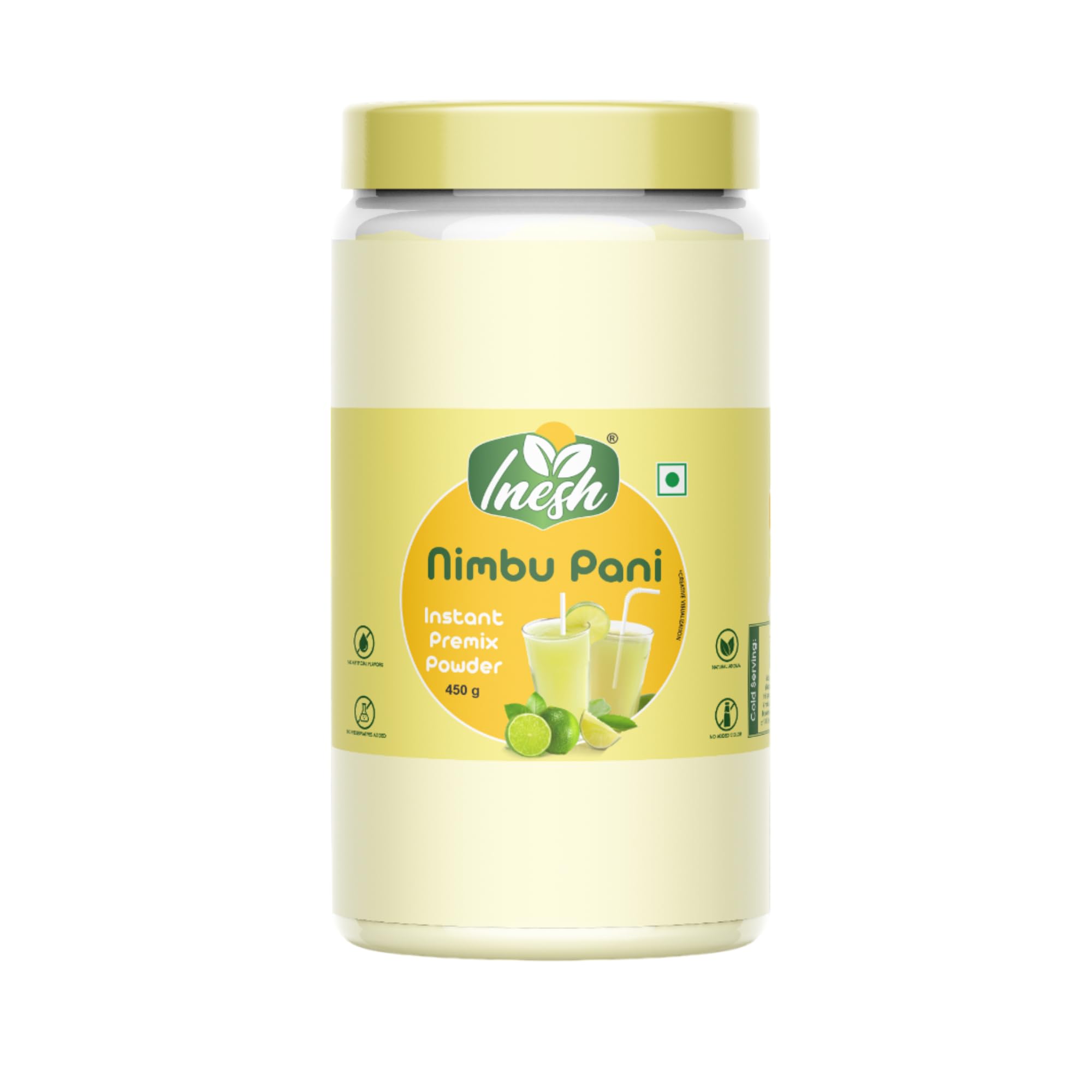 Inesh Nimbu Pani Instant Premix Powder 450g Jar-image-9