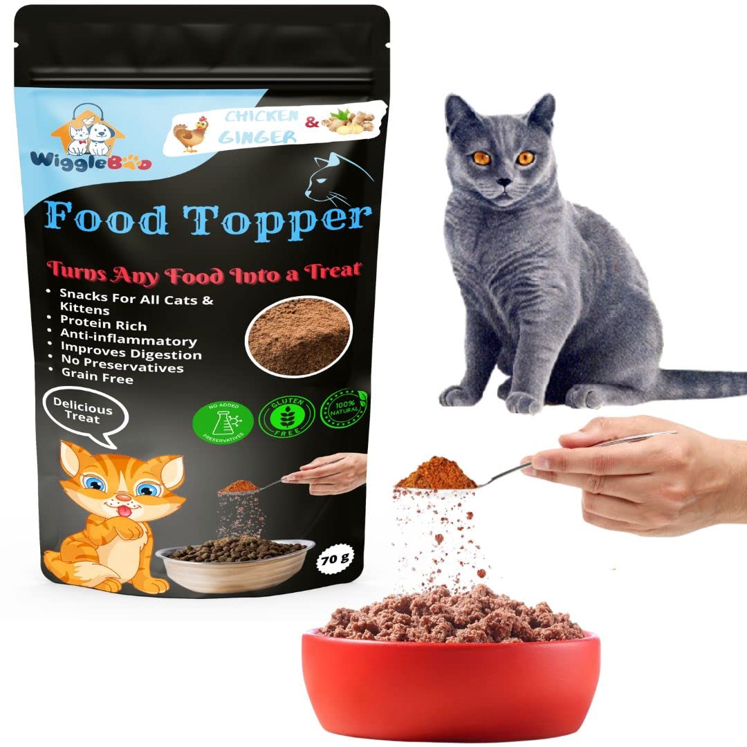 See full amazon price history chart for Wiggleboo Chicken & Ginger Cat Topper - Irresistible Flavor Fusion for a Healthy Pet, The Perfect Snack to Satisfy Your Cats Cravings, A Burst of Chicken & Ginger Flavor to Delight Your Cat (70g) Wiggleboo Chicken & Ginger Cat Topper - Irresistible Flavor Fusion for a Healthy Pet, The Perfect Snack to Satisfy Your Cats Cravings, A Burst of Chicken & Ginger Flavor to Delight Your Cat (70g) (B0BJDRLGDG) Amazon Price History, Amazon Price Tracker