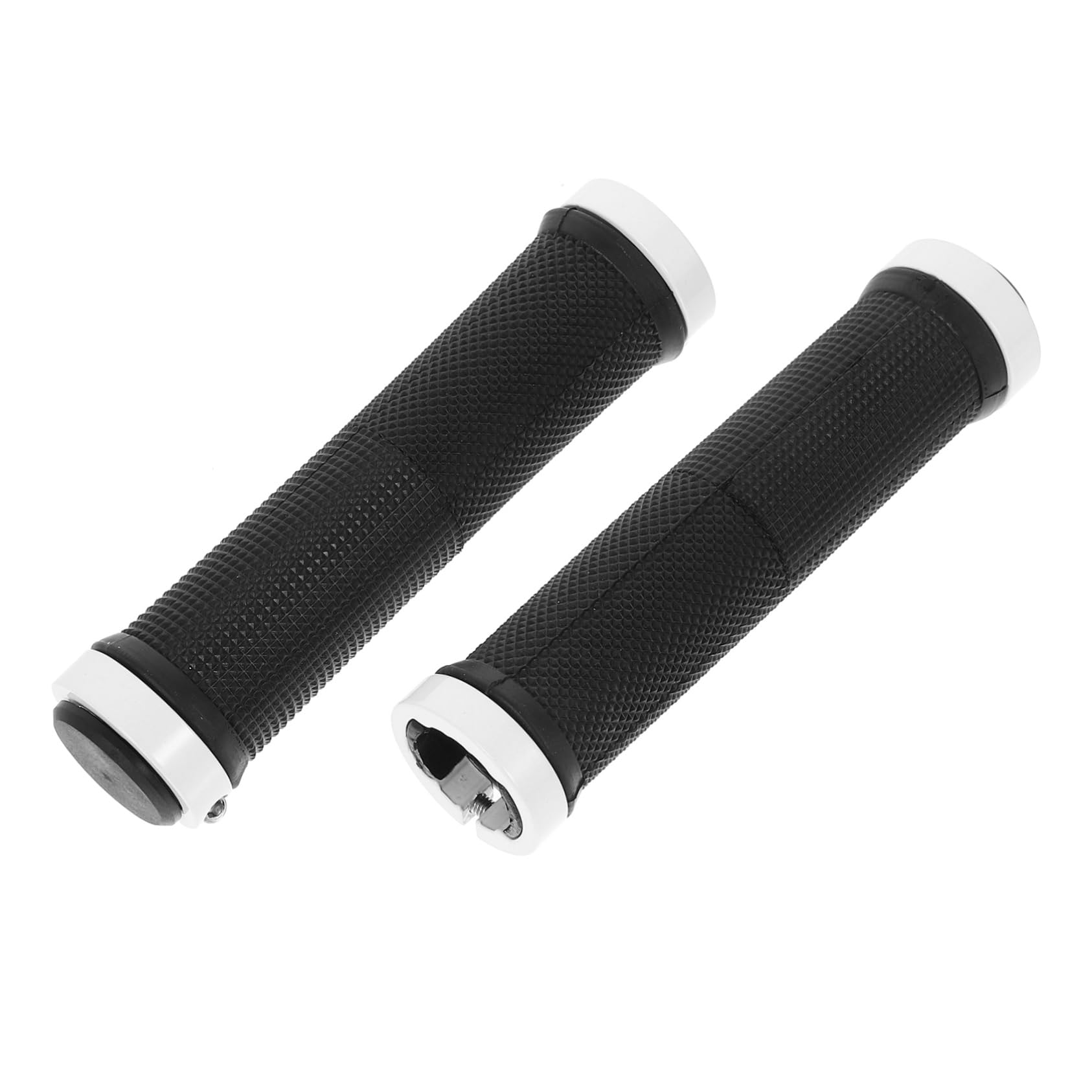 ibasenice Poignées De Guidon Vélo Antidérapantes Caoutchouc pour Vélos De Montagne Installation Facile Ergonomiques Et Durables Protection Optimale La Fatigue
