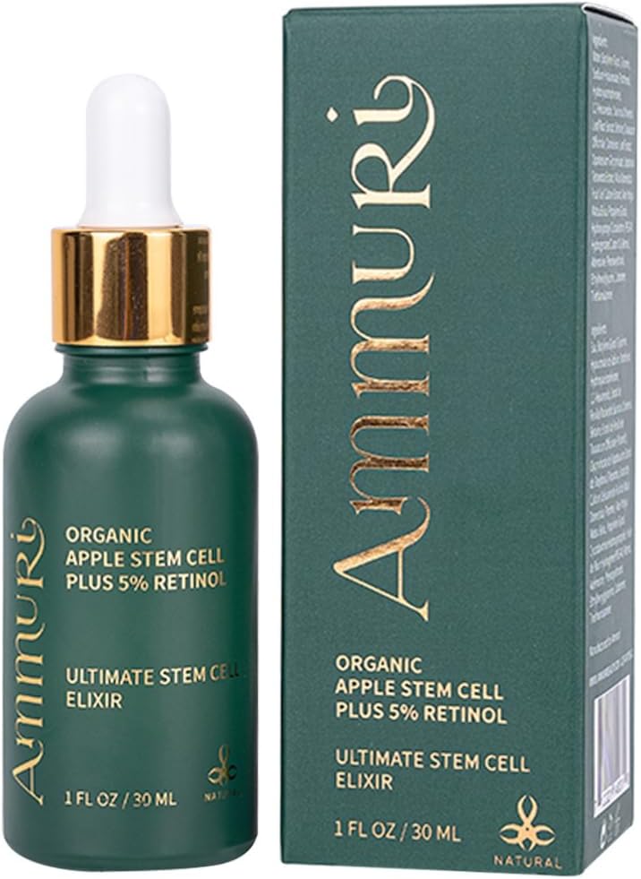 Apple Stem Cell Anti-Aging Face Serum - Hydrating & Brightening Vitamin C Serum for All Skin Types - 30ml Premium Skincare