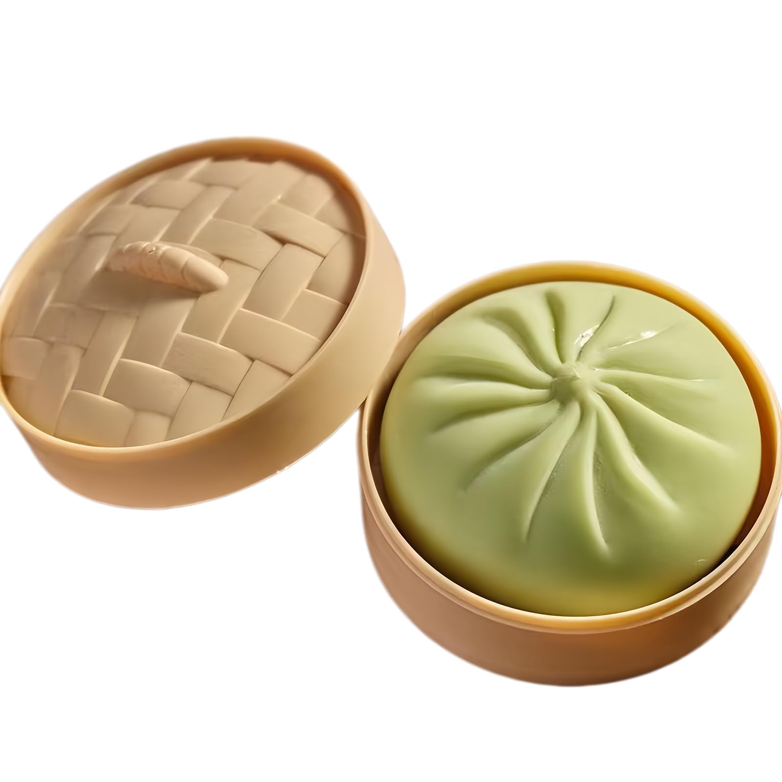 LULULADYY Dumpling Squishy, Squishy Dumpling Mystery for Office Home and Daily Use, Green