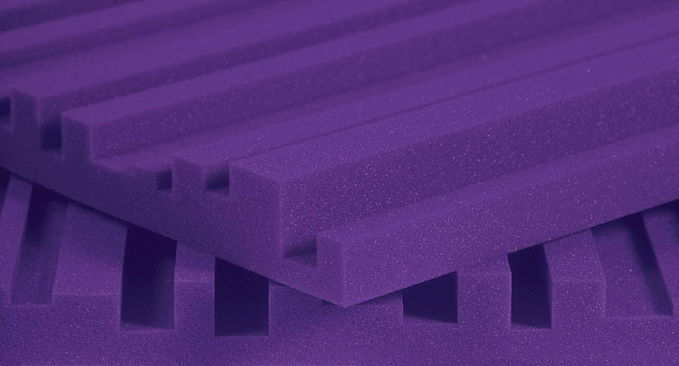 Auralex Acoustics Studiofoam Metro Acoustic Absorption Foam, 2" x 24" x 48", 12-Panels, Charcoal