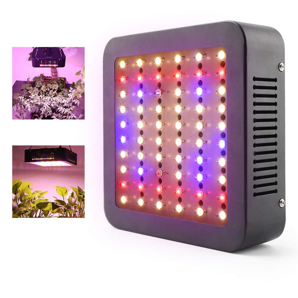 600 W Lámpara de Planta, espectro completo doble chip panel LED planta crecer accesorios ligeros para de interior vivero de flores de frutas verduras hidropónico crece la tienda Fitolampy