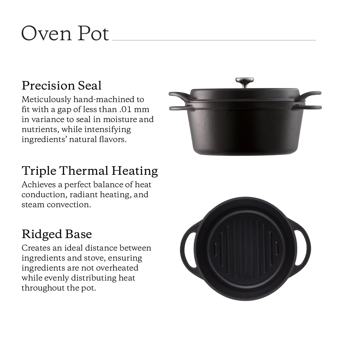 Amazon.com: Vermicular Oven Pot | Non-Toxic Enameled Cast Iron Pot
