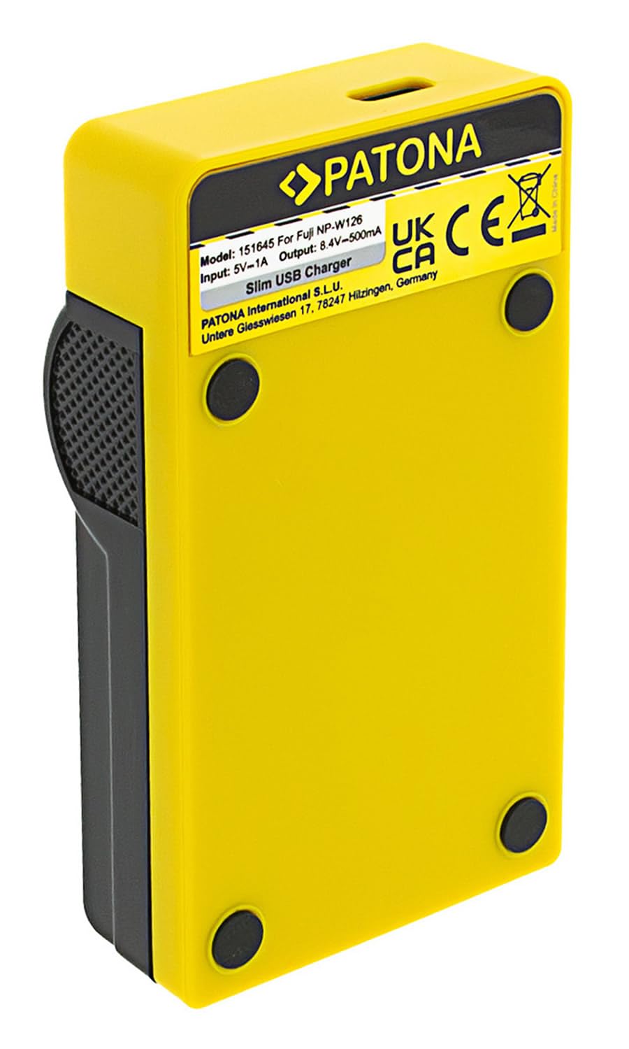 PATONA Protect NP-W126s Batteria 1210mAh con caricatore USB-C slim – sostituisce Fujifilm NP-W126/W126S – per X-T1 X-T3 X-T20 X-T30 X-T100 X-T200 X-Pro2 X-Pro3 X-A5 X-A7 X100F X-H1 – kit da viaggio