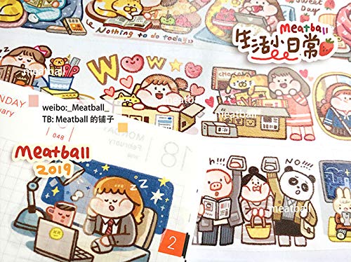 K86　MEATBALL　ミートボール　マスキングテープ　マステ　海外マステ K86 MEATBALL ミートボール マスキングテープ マステ 海外マステ