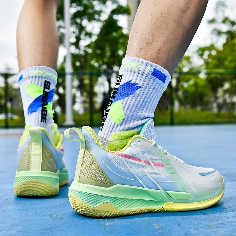 Image of Women Basketball Shoes Fashion Sneakers Comfortable Unisex Athletic Lightweight Non Slip Outdoor Sport Volleyball Shoes