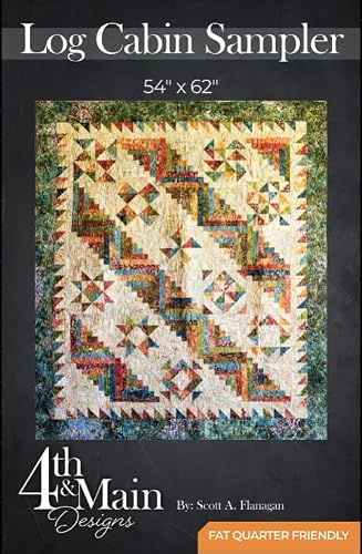 Log Cabin Sampler Quilt Pattern by Scott A Flanagan