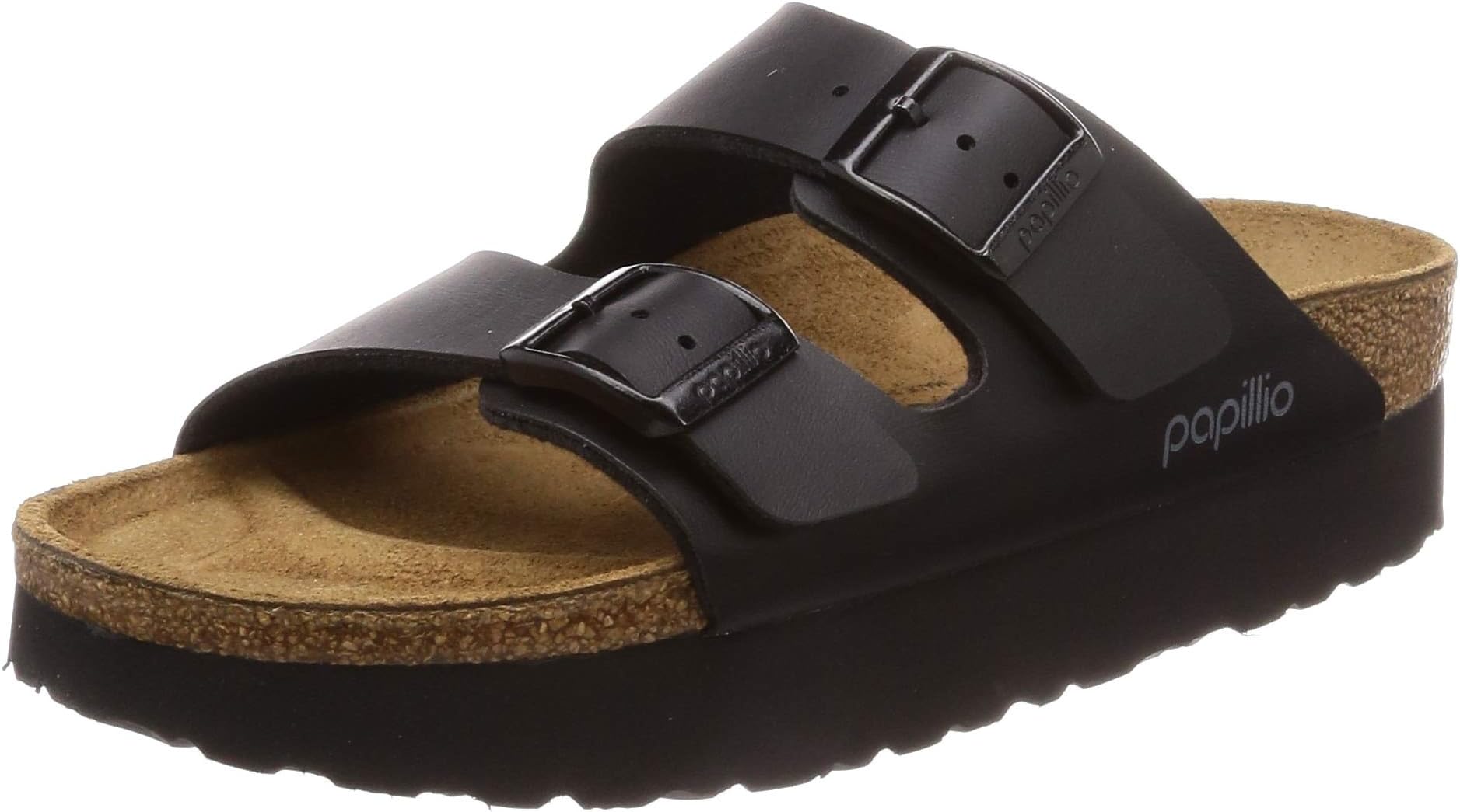 Birkenstock Arizona Papillio Black Platform Sandal 38 Black