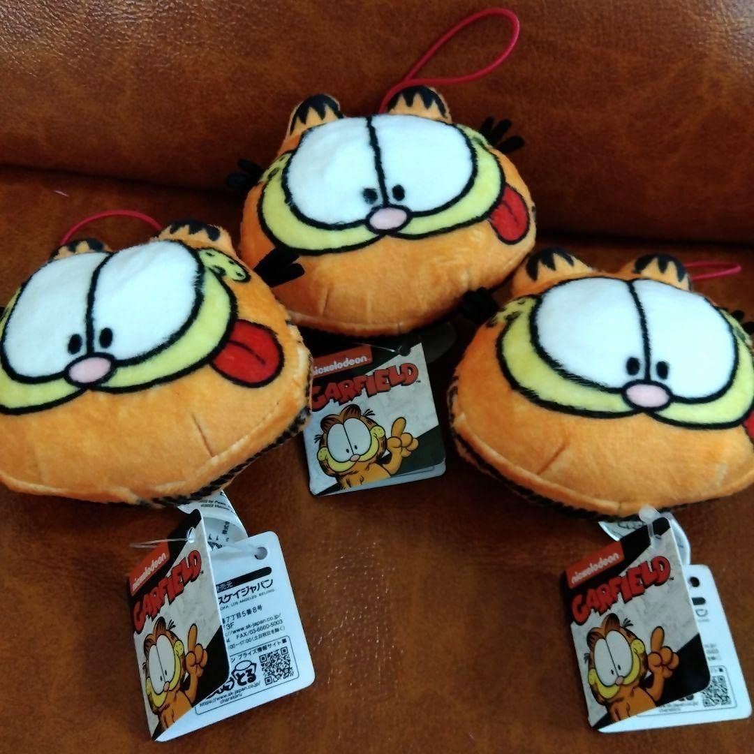 Amazon.co.jp: ガーフィールド ぬいぐるみ フェイスマスコット セット  