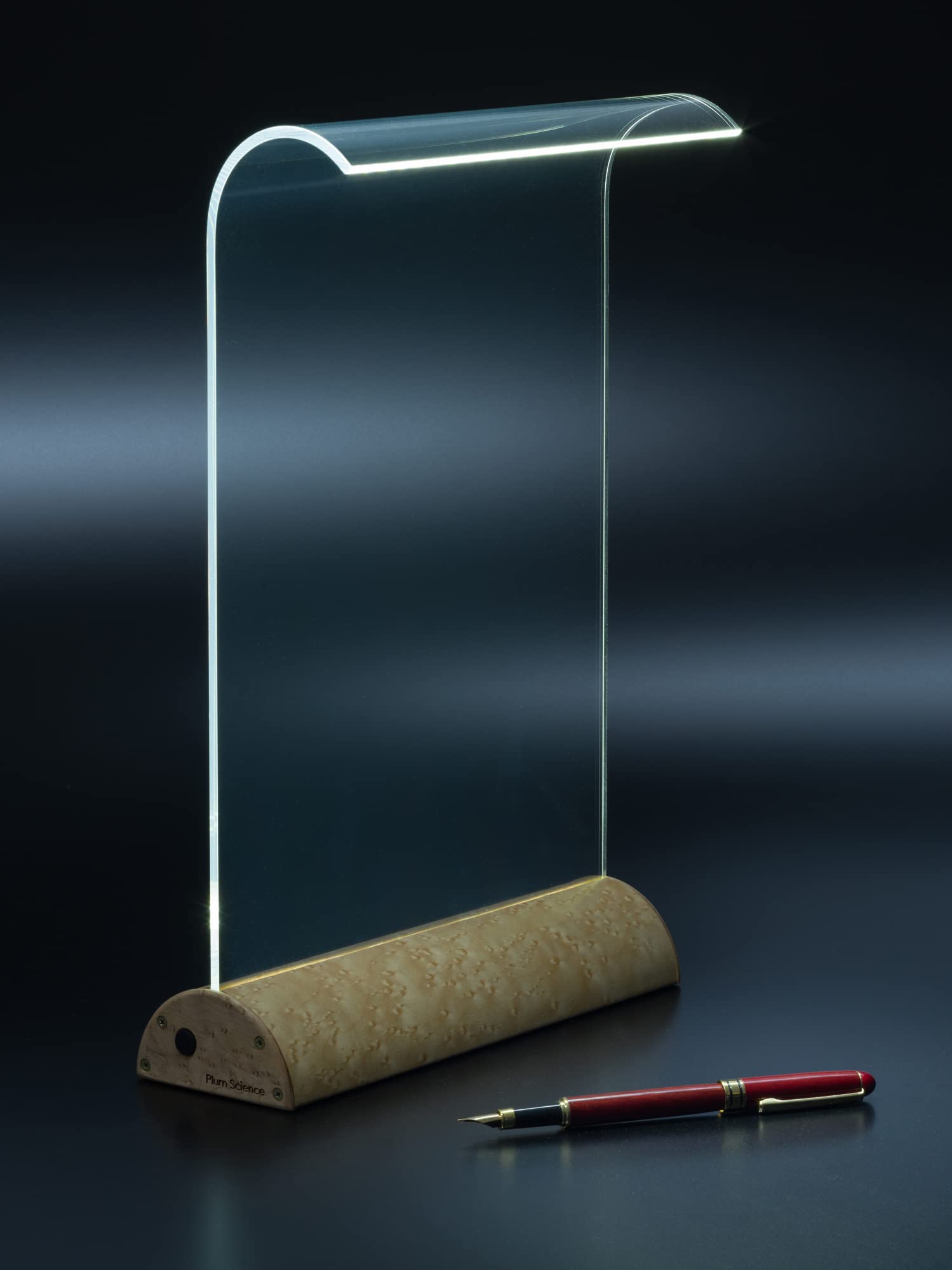 グローワイド　デスクLEDライト　ナチュラル　バーズアイメープル Amazon.co.jp: Glowide Wood LED デスクライト GW1000N-B