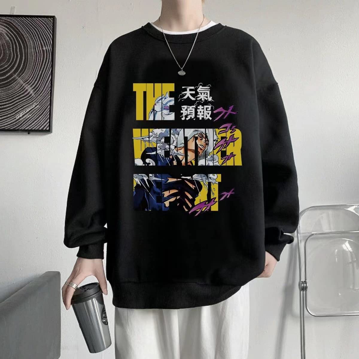 Amazon.co.jp: ジョジョの奇妙な冒険 パーカー プッチ Tシャツ 空条徐 